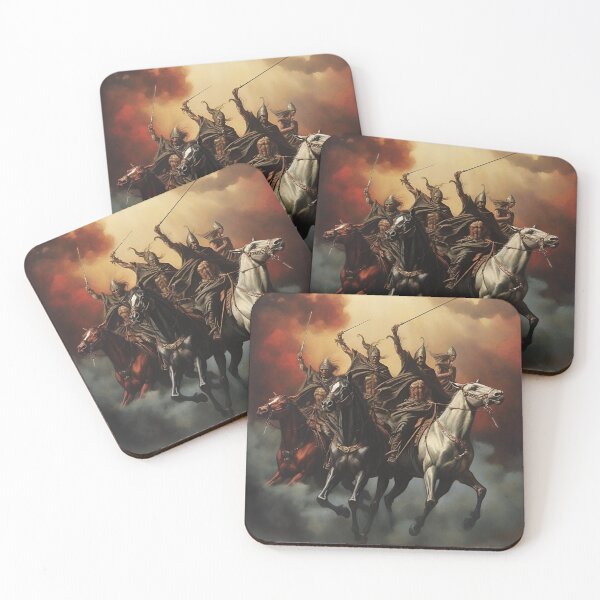 Item preview, four riders storm coming designed and sold by boldbrushstroke.