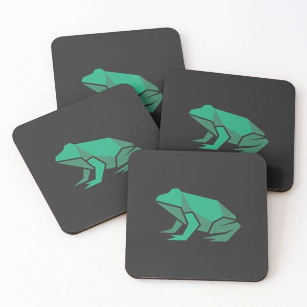 Item preview, Vector Green Toad – Geometric Aesthetic Decorative Vinyl designed and sold by bsbd-action.