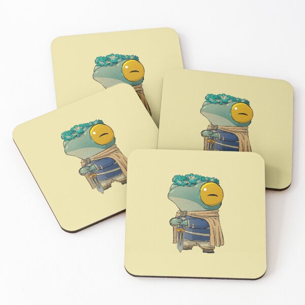 Item preview, Adventure Frog Frieren Himmel Fern Stark Amphibian Asian Art Illustration designed and sold by DingHuArt.