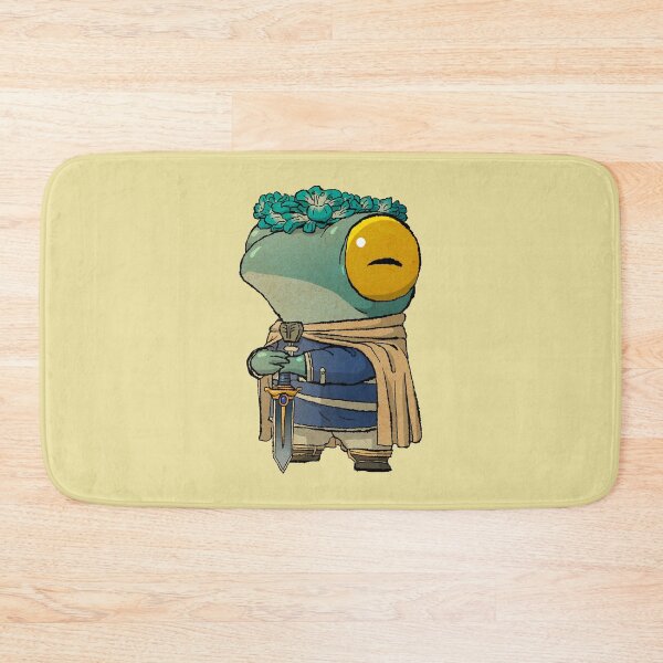 Item preview, Adventure Frog Frieren Himmel Fern Stark Amphibian Asian Art Illustration designed and sold by DingHuArt.