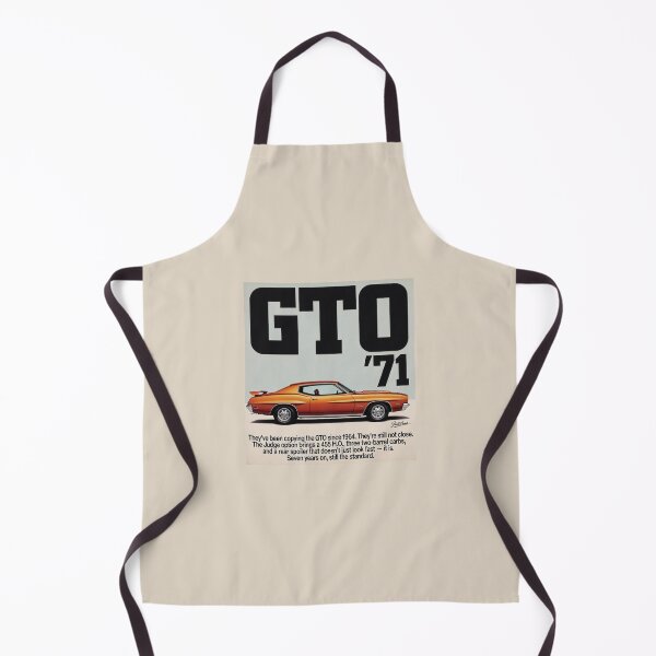 Item preview, 1971 Pontiac GTO Vintage Ad Style Muscle Car Art designed and sold by TheArtOfCar.