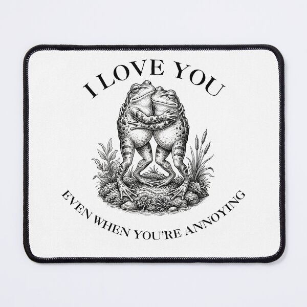 Item preview, Vintage Frog Hug - I Love You Even When Annoying designed and sold by MaynyStudio.