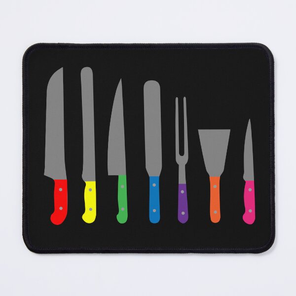 Item preview, Colorful set of kitchen knives  designed and sold by Shedronpanda.