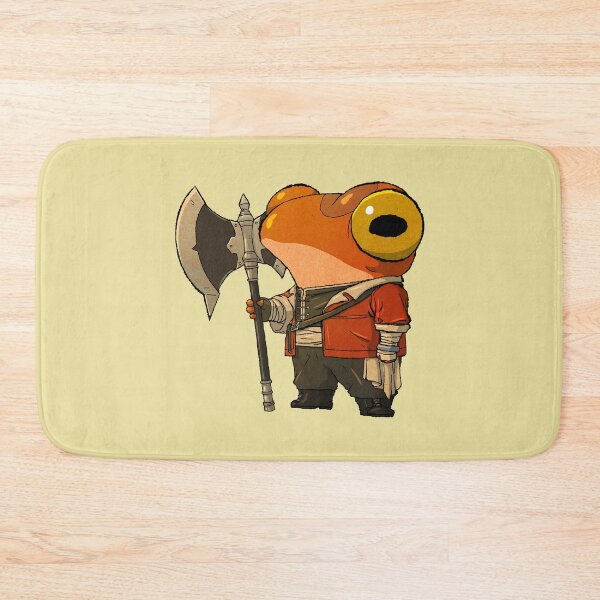 Item preview, Adventure Frog Frieren Himmel Fern Stark Amphibian Asian Art Illustration designed and sold by DingHuArt.