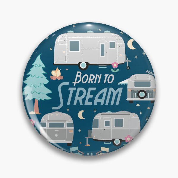 Item preview, RV Camping - Born To Stream designed and sold by Christine  Briggs.