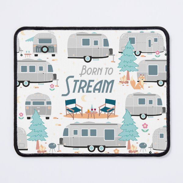 Item preview, RV Camping - Born To Stream designed and sold by Christine  Briggs.