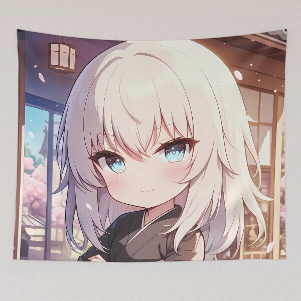 Item preview, Erika Itsumi Girls Und Panzer Spring Sunset Chibi Cherry Blossom designed and sold by TanglenRabbit.