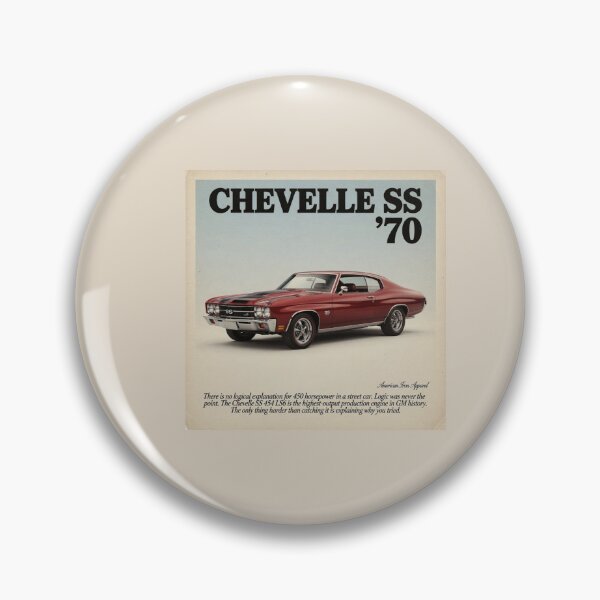 Item preview, 1970 Chevelle SS Vintage Ad Style Classic Muscle Car Art designed and sold by TheArtOfCar.