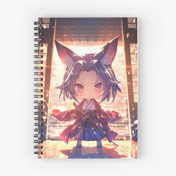 Item preview, Izuna Hatsuse No Game No Life Chibi Samurai In Spring Sakura designed and sold by TanglenRabbit.