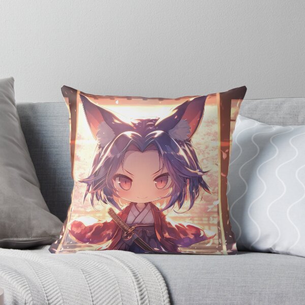 Item preview, Izuna Hatsuse No Game No Life Chibi Samurai In Spring Sakura designed and sold by TanglenRabbit.