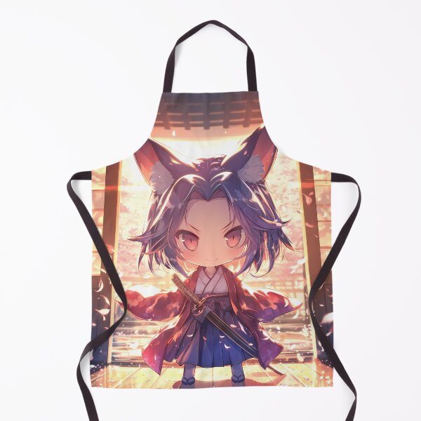 Item preview, Izuna Hatsuse No Game No Life Chibi Samurai In Spring Sakura designed and sold by TanglenRabbit.