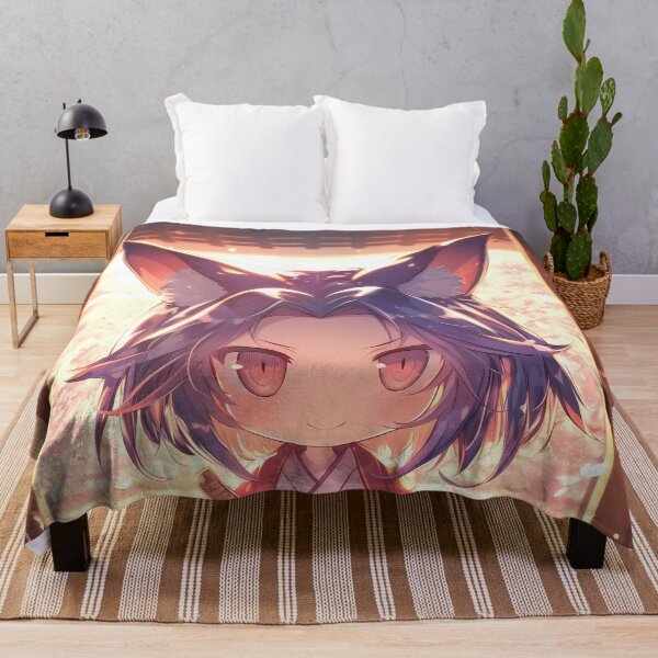 Item preview, Izuna Hatsuse No Game No Life Chibi Samurai In Spring Sakura designed and sold by TanglenRabbit.