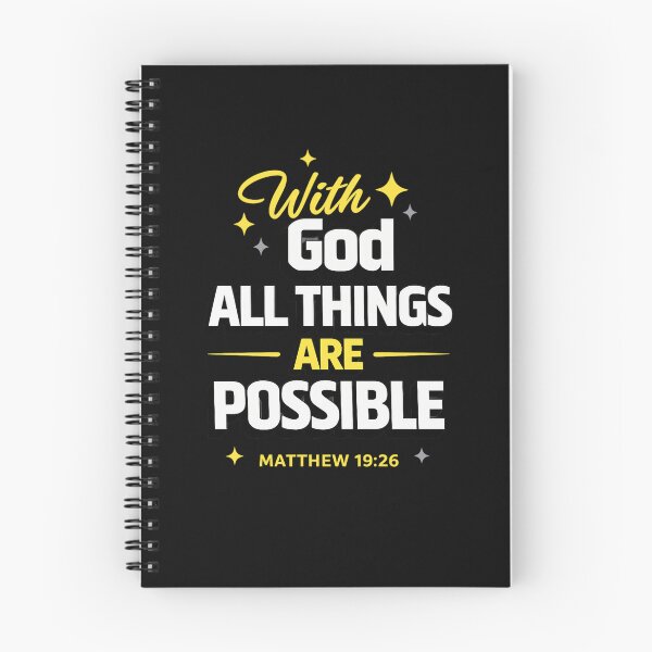 Item preview, With God All Things Are Possible. designed and sold by Virtuousvogue.