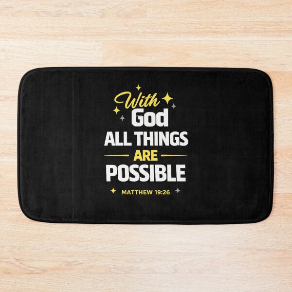 Item preview, With God All Things Are Possible. designed and sold by Virtuousvogue.