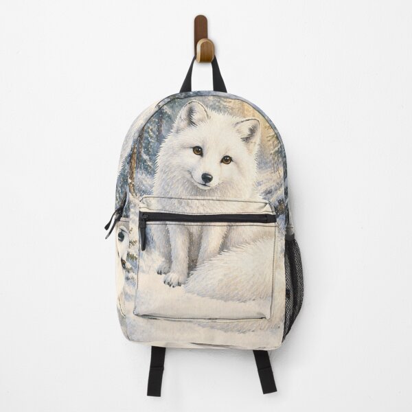 Item preview, White Fox Winter Birthday Watercolour designed and sold by inspired-works.