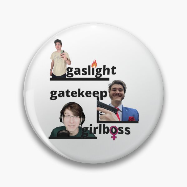 Item preview, gaslight gatekeep girlboss chuckle sandwich  designed and sold by chicandsleek.