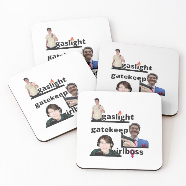 Item preview, gaslight gatekeep girlboss chuckle sandwich  designed and sold by chicandsleek.