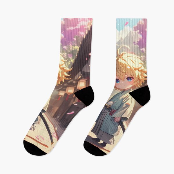 Item preview, Mikaela Hyakuya Seraph Of The End Spring Sunset Chibi designed and sold by TanglenRabbit.