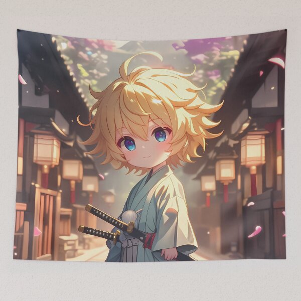 Item preview, Mikaela Hyakuya Seraph Of The End Spring Sunset Chibi designed and sold by TanglenRabbit.