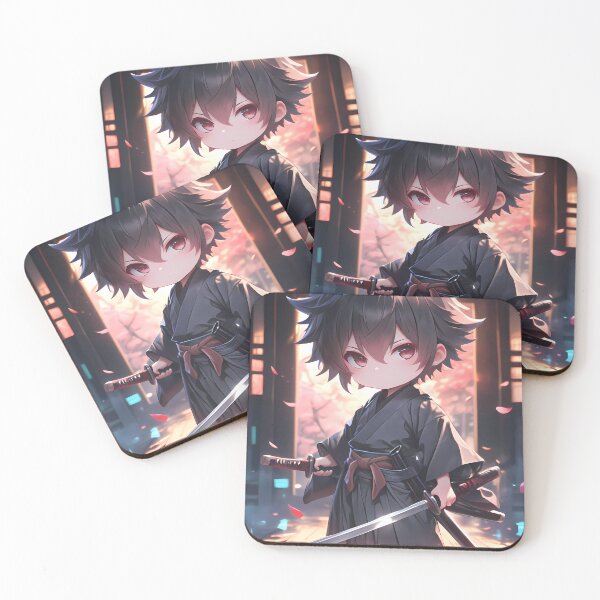 Item preview, Nobuchika Ginoza Psycho Pass Chibi Cherry Blossom Sunset designed and sold by TanglenRabbit.
