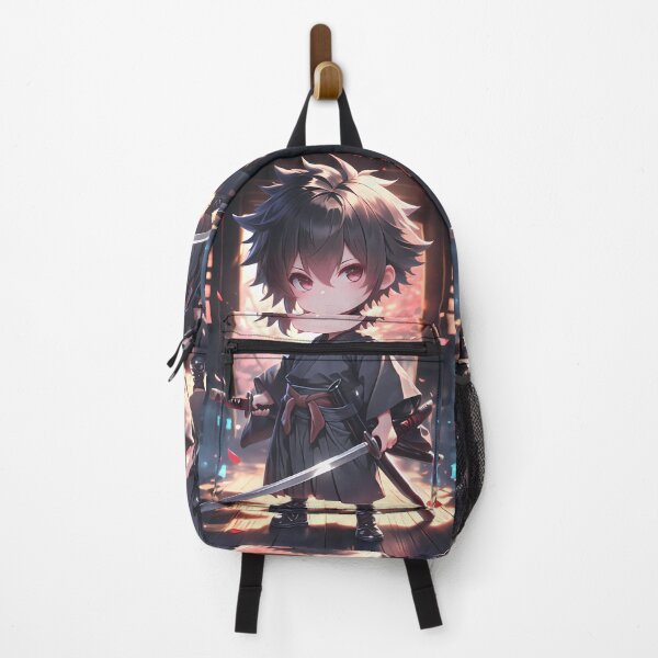 Item preview, Nobuchika Ginoza Psycho Pass Chibi Cherry Blossom Sunset designed and sold by TanglenRabbit.