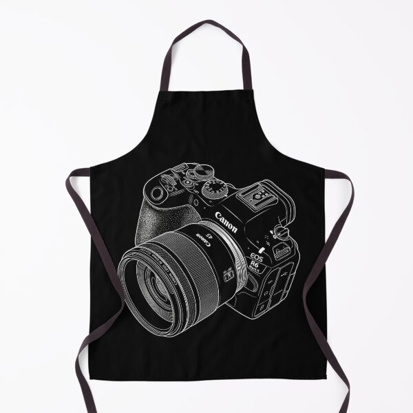 Item preview, Canon EOS R6 Mark II – Mirrorless Camera Line Art Illustration designed and sold by Stinky Lincy's Apparel Company.