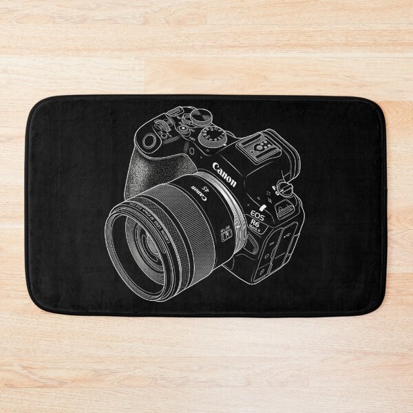 Item preview, Canon EOS R6 Mark II – Mirrorless Camera Line Art Illustration designed and sold by Stinky Lincy's Apparel Company.