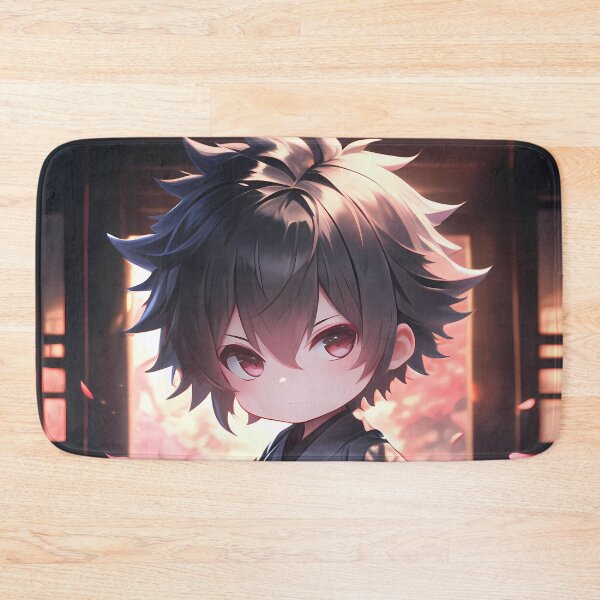 Item preview, Nobuchika Ginoza Psycho Pass Chibi Cherry Blossom Sunset designed and sold by TanglenRabbit.