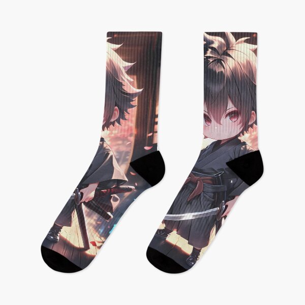 Item preview, Nobuchika Ginoza Psycho Pass Chibi Cherry Blossom Sunset designed and sold by TanglenRabbit.