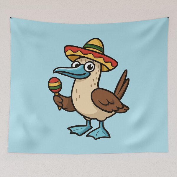 Item preview, Cinco de Mayo Blue-Footed Booby designed and sold by Ghost on Toast.
