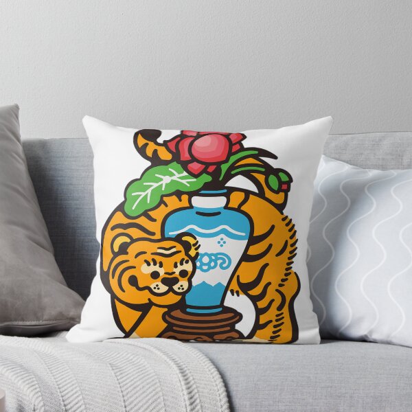 Item preview, Vase Tiger Guardian designed and sold by art-anil-red.