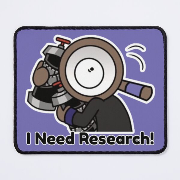 Item preview, Dandy's World Sticker: "I Need Research!" designed and sold by SNAPPJAWZ.