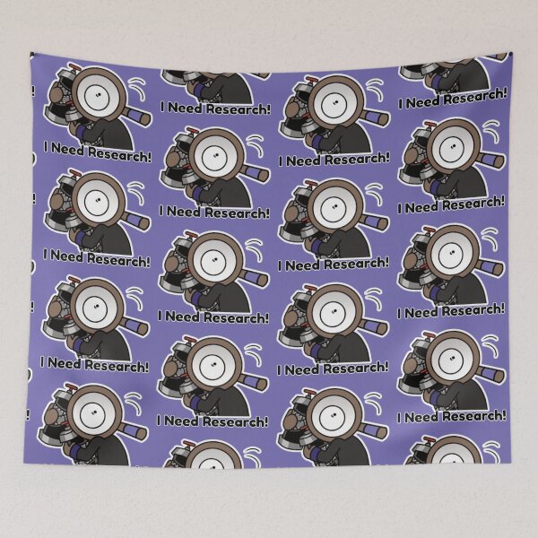 Item preview, Dandy's World Sticker: "I Need Research!" designed and sold by SNAPPJAWZ.