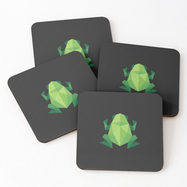 Item preview, Frog from Above Low Poly – Mouse Pad for Desk Setup designed and sold by bsbd-action.