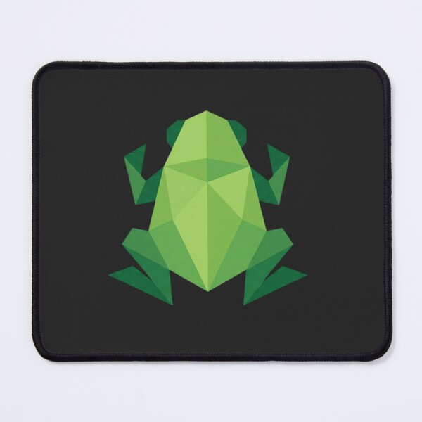 Item preview, Frog from Above Low Poly – Mouse Pad for Desk Setup designed and sold by bsbd-action.