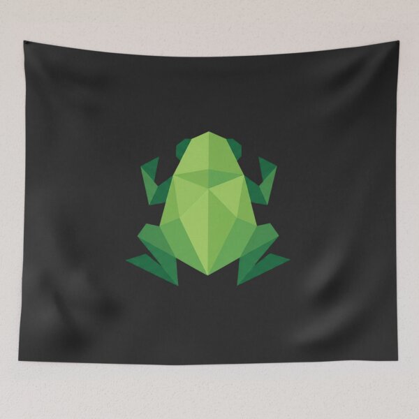 Item preview, Frog from Above Low Poly – Mouse Pad for Desk Setup designed and sold by bsbd-action.