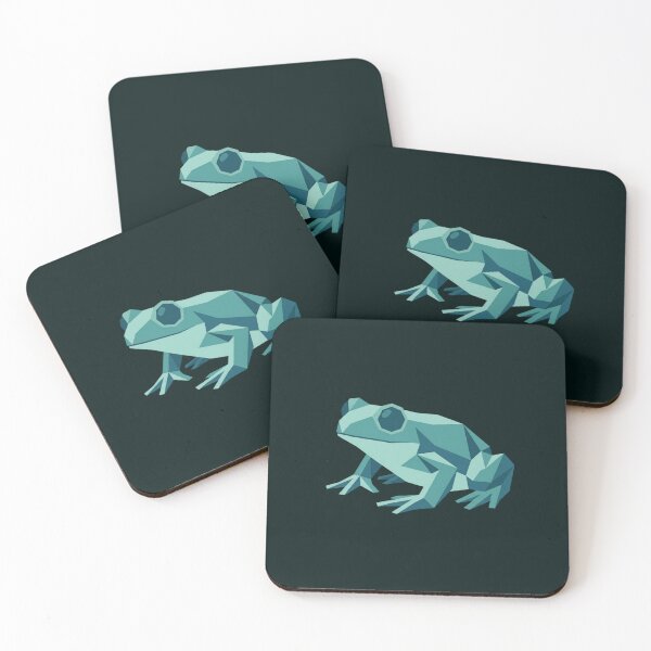 Item preview, Geometric Glass Frog – Modern Design Breakfast Mug designed and sold by bsbd-action.