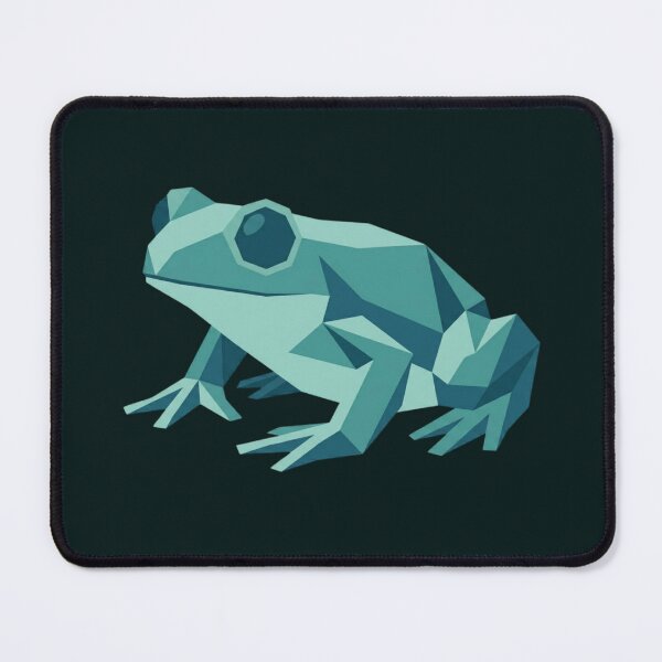 Item preview, Geometric Glass Frog – Modern Design Breakfast Mug designed and sold by bsbd-action.