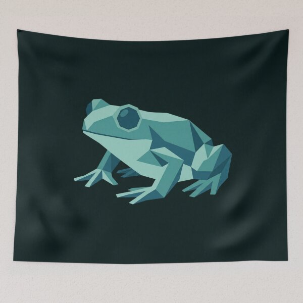 Item preview, Geometric Glass Frog – Modern Design Breakfast Mug designed and sold by bsbd-action.