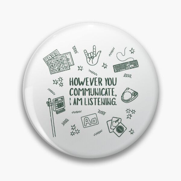 Item preview, However You Communicate I Am Listening designed and sold by Home-Crea-Abode.