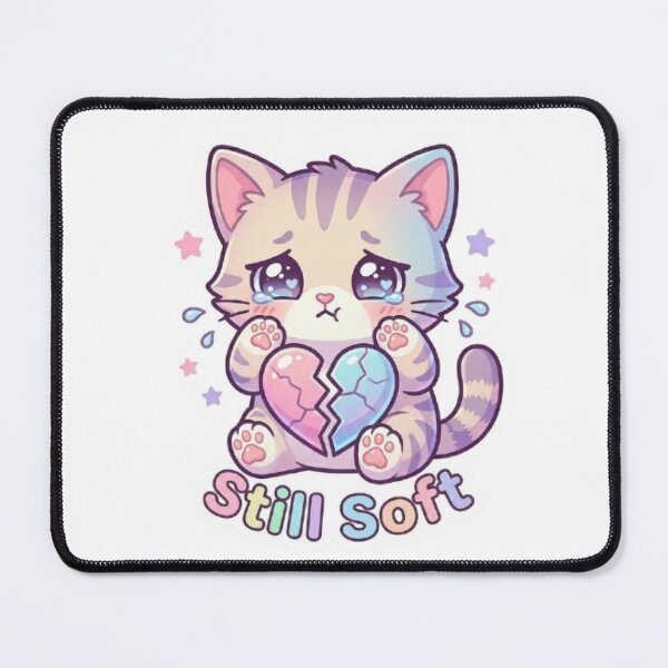 Item preview, Cute Heartbroken Cat designed and sold by Meowza Studio.