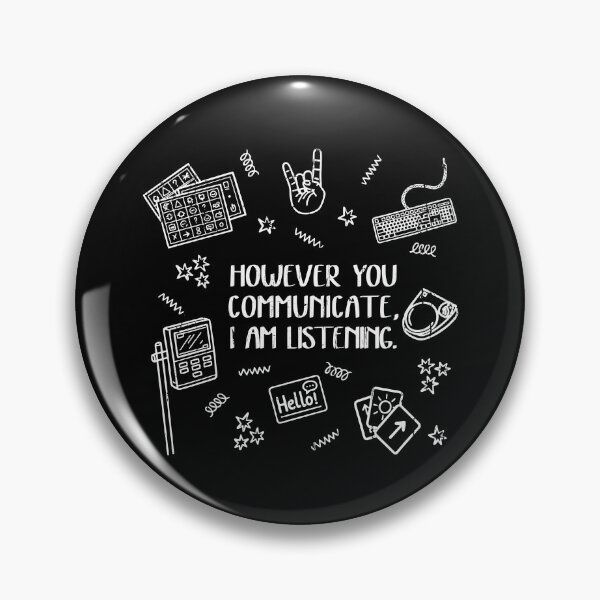 Item preview, However You Communicate I Am Listening designed and sold by Home-Crea-Abode.