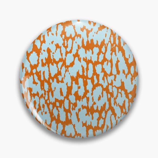Artikelvorschau, Abstraktes Tierdruckmuster in Orange und Blau, modern entworfen und verkauft von trajeado14.