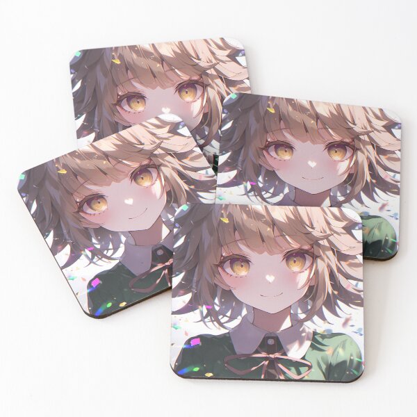 Item preview, Chihiro Fujisaki Danganronpa Cute Pastel Confetti Smile designed and sold by TanglenRabbit.