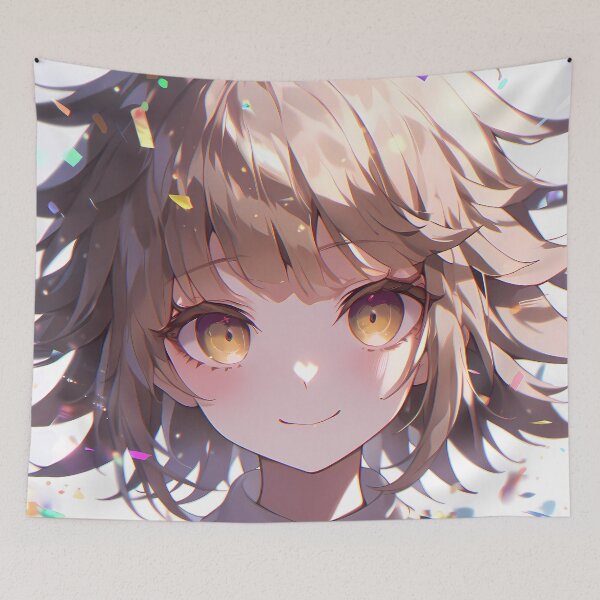 Item preview, Chihiro Fujisaki Danganronpa Cute Pastel Confetti Smile designed and sold by TanglenRabbit.