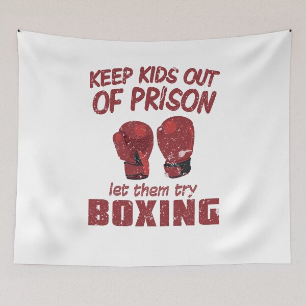Item preview, Keep Kids Out of Prison Join Boxing Ring Punch designed and sold by KNUXX Shop.