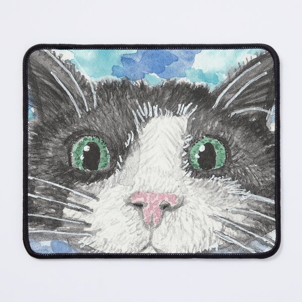 Item preview, Wide-Eyed Tuxedo Cat designed and sold by arduin275.