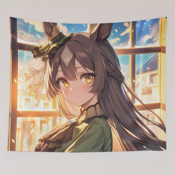 Item preview, Satono Diamond Uma Musume Pretty Derby Golden Hour Window Glow designed and sold by TanglenRabbit.