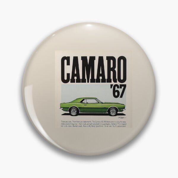 Item preview, 1967 Camaro Rally Sport Vintage Ad Style Muscle Car Art designed and sold by TheArtOfCar.