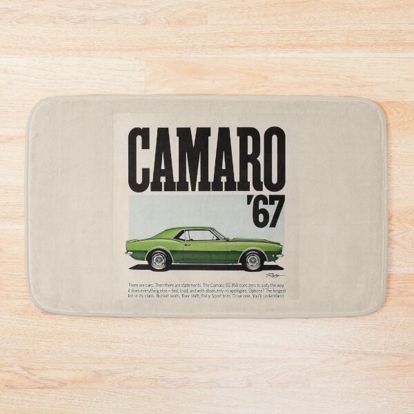 Item preview, 1967 Camaro Rally Sport Vintage Ad Style Muscle Car Art designed and sold by TheArtOfCar.